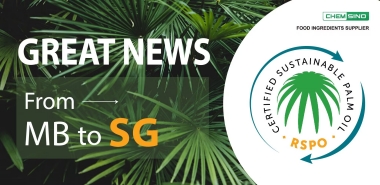 Chemsino RSPO certificate has been upgraded to SG grade